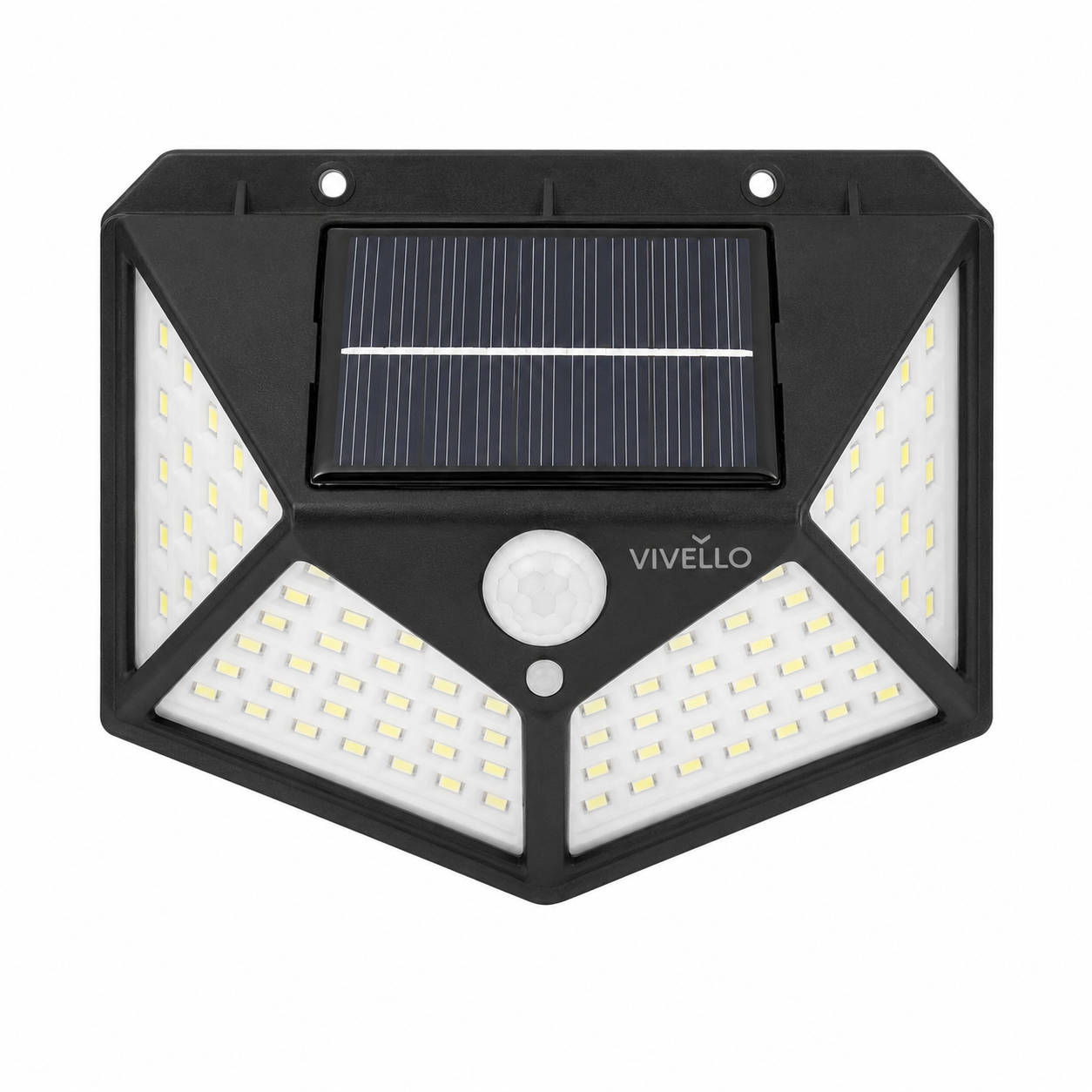 Luce Solare Vivello 100 LED — Il Sole di Giorno, la Sicurezza di Notte.