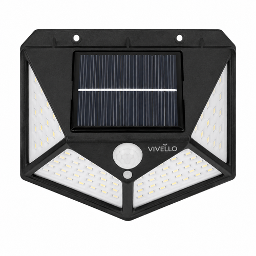 Luce Solare Vivello 100 LED — Il Sole di Giorno, la Sicurezza di Notte.
